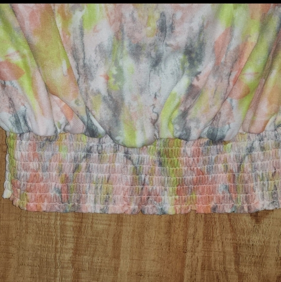 Maurices Watercolor Sleeveless Keyhole Back Blouse - Picture 6 of 9